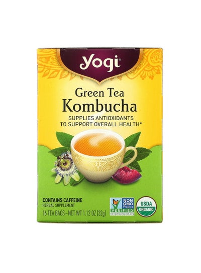 Buy Kombucha Green Tea Bags, 16 Count in UAE