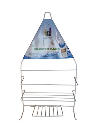 Buy Shower Caddy White 32cm in Saudi Arabia