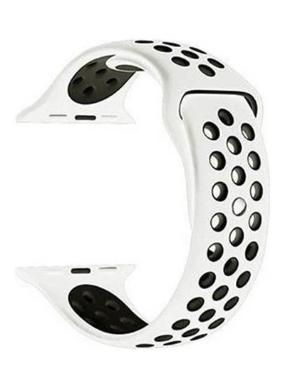 Buy Sport Band For Apple Watch Band 44 42Mm Series 4 5 Silicone Watch White in Egypt