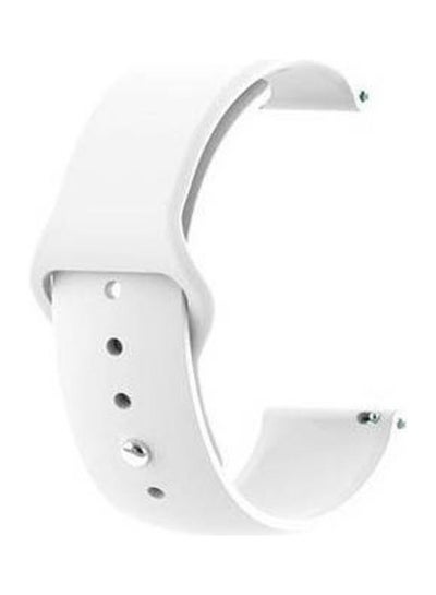 اشتري Replacement Silicone Sport Strap 22Mm For Huawei Gt Gt2 46Mm Smart Watch White في مصر