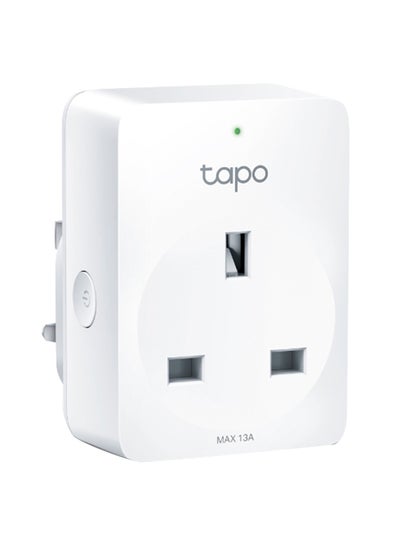 اشتري Mini Smart Wi-Fi Socket, Remote Control, Energy Monitoring, Flame-Retardant, Works With Alexa & Google, Tapo P110 White في الامارات