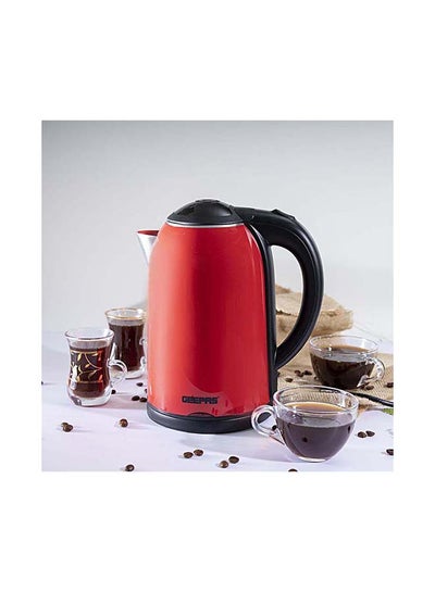 Buy Double Layer Electric Kettle 1.7 L 1800.0 W GK38013 Red/Black in Saudi Arabia