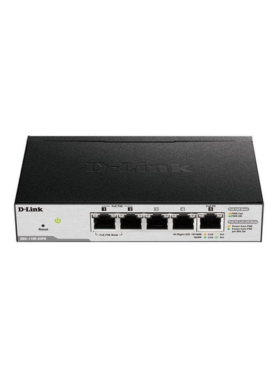 Buy 5-Port Gigabit POE Smart Managed Switch And POE Extender Black in Saudi Arabia