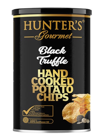 Buy Hand Cooked Potato Chips Black Truffle 150grams in UAE