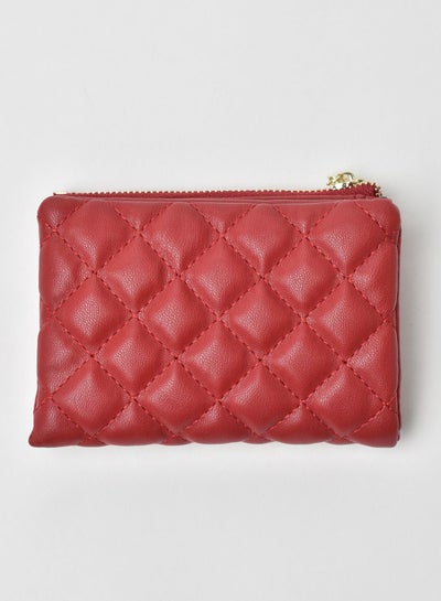 Buy Trendy PU Women's Fashionable Clutch Red in Saudi Arabia