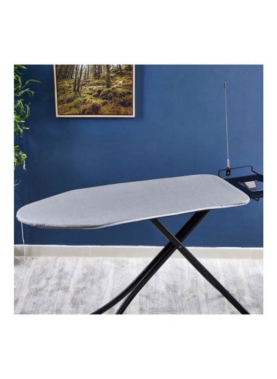 اشتري Camille Fire Retardant Ironing Board Cover With Drawstring رمادي/أسود 122x38سم في السعودية