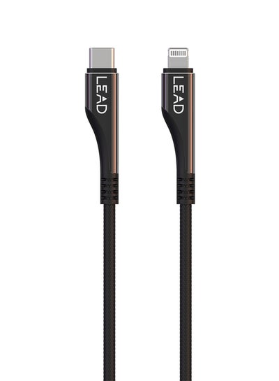 اشتري Leopard S1 USB Type-C To Lightning Cable Black في السعودية