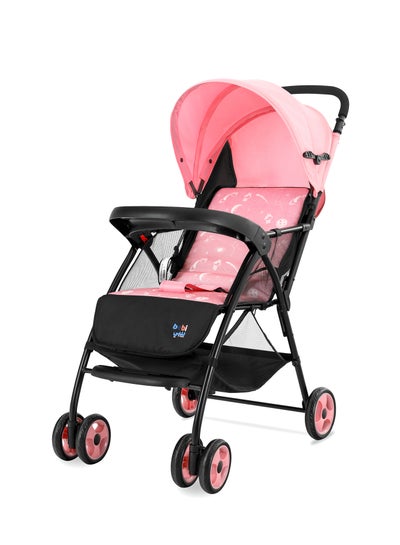 One hand fold outlet stroller