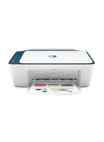 Buy DeskJet Ink Advantage Ultra 4828 All-In-One Printer Wireless, Print, Scan, Copy, Auto Duplex Printing White/Blue in Saudi Arabia