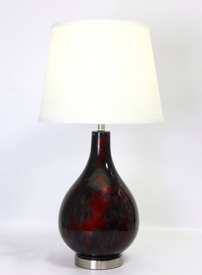 Buy Modern Design Glass Table Lamp Unique Luxury Quality Material for the Perfect Stylish Home RS-N71009-A Red/Black 13 x 24.5 in UAE