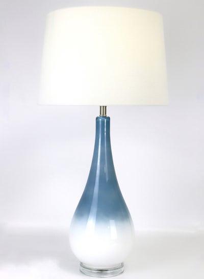 Buy Modern Design Glass Table Lamp Unique Luxury Quality Material for the Perfect Stylish Home RSN71021 Blue/White 15 x 28.5 in Saudi Arabia