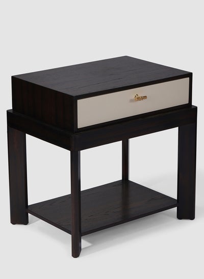 Buy Bedside Table Luxurious - Size 600 X 500 X 600 Wood Dark Brown Nightstand Comdina - Bedroom Furniture in UAE