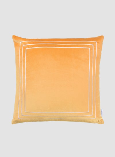 Buy Velvet Cushion  with Embroidery, Unique Luxury Quality Decor Items for the Perfect Stylish Home Gold in Saudi Arabia