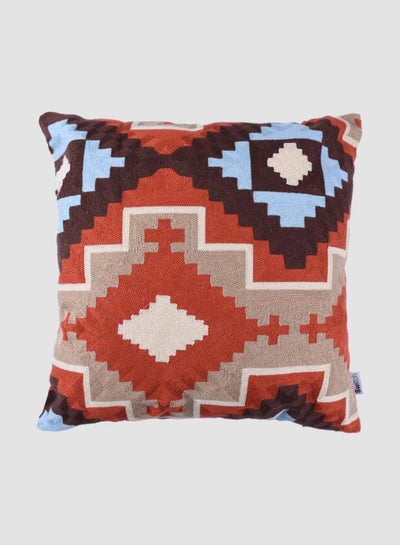 Buy Embroidered Cushion, Unique Luxury Quality Decor Items for the Perfect Stylish Home Multicolour CUS074 in UAE