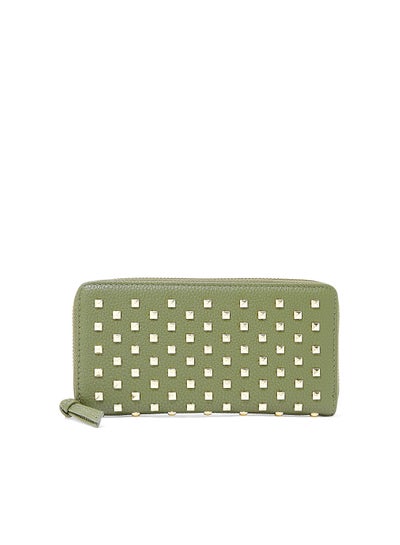 Buy All-Over Studded Long Wallet Mint in Saudi Arabia