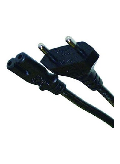 Buy Power Cable 2 Pin For Laptop , Notebook Device , Radio & Cassette Black in Egypt