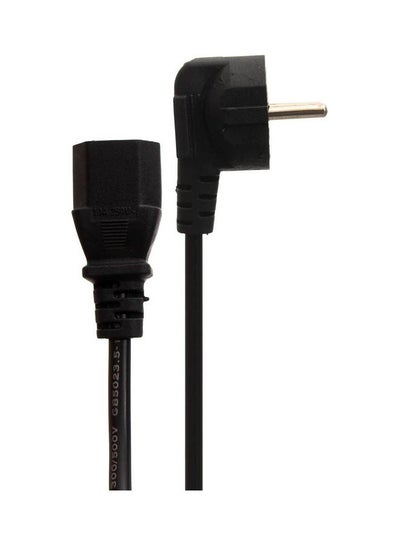 Buy Power Adapter Cable, Black in Egypt