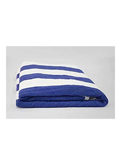 اشتري Cotton Striped Pattern Beach Towel Multicolour في مصر