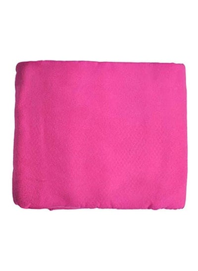 Buy Microfiber Solid Pattern, Beach Towels Pink in Egypt