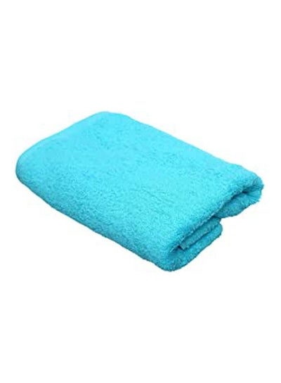 Buy Cotton Solid Face Towel Blue 50x100cm in Egypt