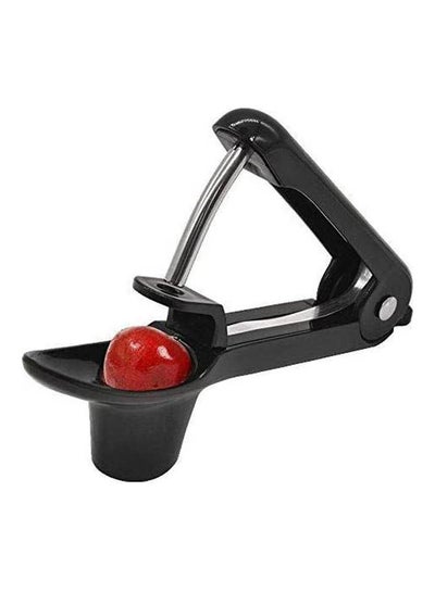 Buy Handheld Cherry Olive Pitter Seed Remover Corer Seed Squeeze Grip Black in Egypt