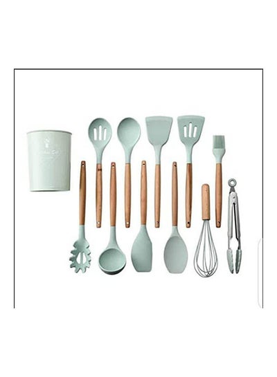 Buy Silicon Cooking Spoons Grey in Egypt