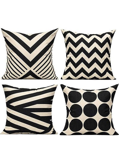 اشتري Throw Pillow Cover مختلط Multicolour 40*40بوصة في مصر