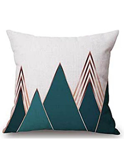 اشتري Elephant Deer Mountains Cotton Linen Throw Pillow Case Cushion Cover مختلط Multicolour 40*40بوصة في مصر