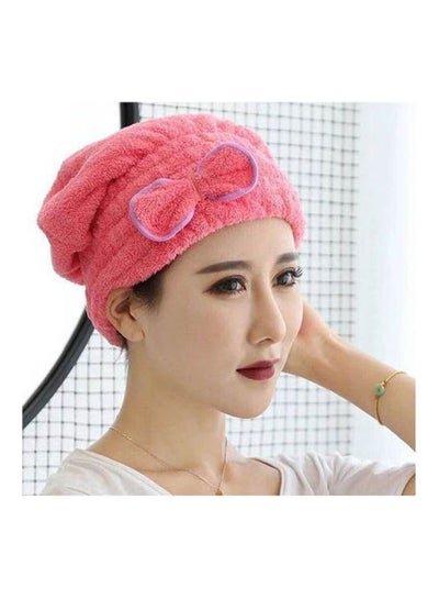 Buy Microfiber Hair Turban Towel Pink in Egypt