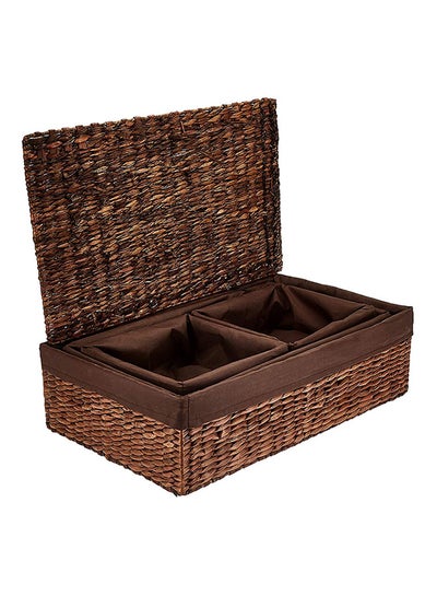 Buy Basket Brown 51x31x51cm in UAE