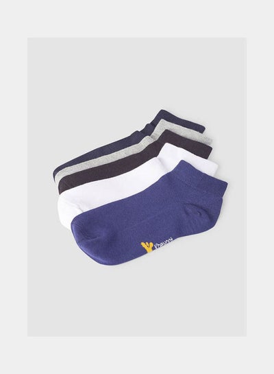 Buy Casual Cotton Socks Multicolour in UAE