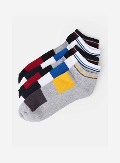 Buy Casual Cotton Socks Multicolour in UAE