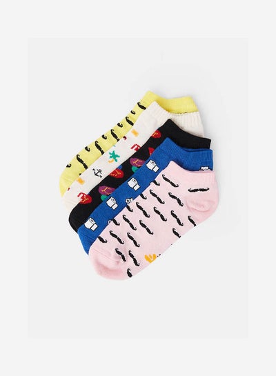Buy Casual Cotton Socks Multicolour in Egypt
