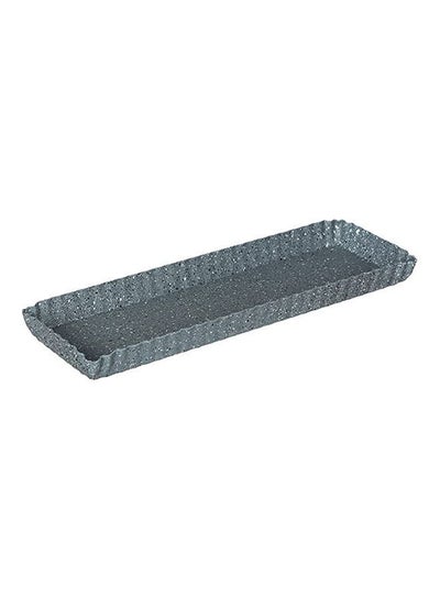 Buy Granite Rectangular Tart Mold Grey 11x35cm in Egypt