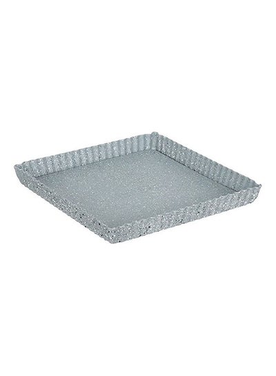 Buy Granite Rectangular Tart Mold Grey 23x23cm in Egypt