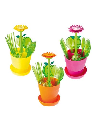 Buy Cutlery Set For Kids 24 Pieces Multicolour in Egypt