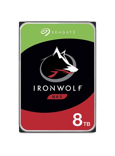 اشتري IronWolf 8TB, NAS internal Hard Drive, HDD, 3.5 Inch, 7200 U/Min, CMR, 256 MB Cache, SATA 6 Gb/s, Modellnr: ST8000VN004 8.0 TB في الامارات