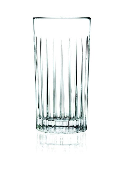 Buy Timeless Crystal Glassware Hi-Ball Glasses, Set Of 6 Clear 7.6 x 7.6 x 15cm in Egypt