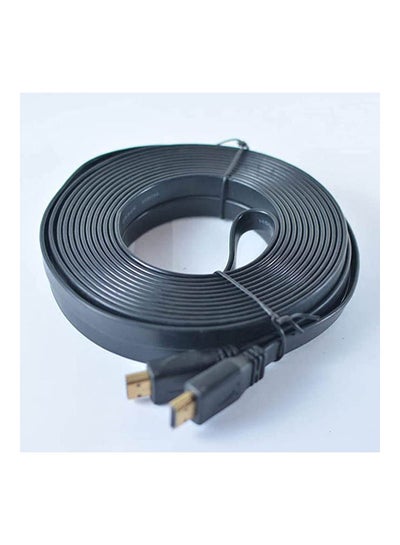 اشتري Flat Hdmi Cable 1.4 Male To Male 1080P 3D  5M Black في مصر