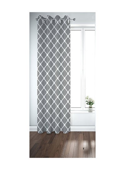 اشتري Curtains Print Gray Curtains (PR1233q-4w) 1 Panels رمادي 130x260سم في مصر