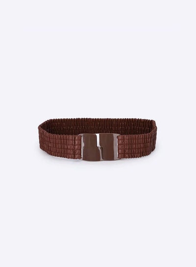 Buy Double Leather Belt Brown in Egypt