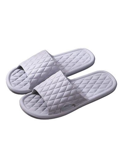 اشتري Waterproof Light Weight Slippers For Shower Grey في السعودية