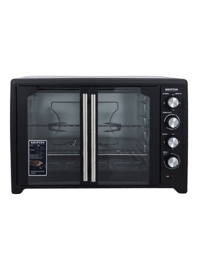 Buy Electric Oven with Rotisserie, Convection & Lamp| 60 Minutes Timer | Inside Lamp | Stainless Steel Heating Elements | Heat Resistant Tempered Window 75 L 2800 W KNO6355 Black in UAE