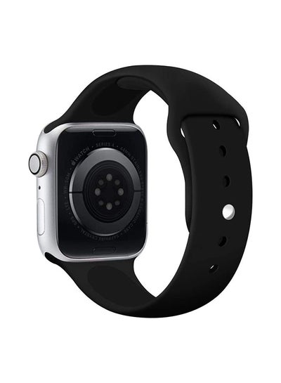 Buy Replacement Band For Apple Watch Series 4 44mm Black in Egypt