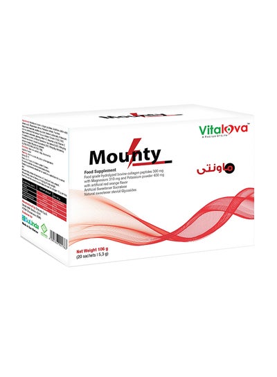 Buy Mounty Potassium, Magnesium and Collagen Peptide 20 Sachets 106 G in Saudi Arabia