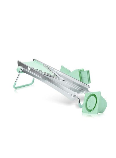 Buy Mandoline Slicer With 5 Blades Profi White/Green 39х15х14cm in UAE