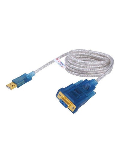 Buy Dtech 6 Feet Usb 2.0 To Rs232 Db9 Female Serial Adapter Multicolour in Egypt