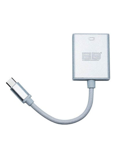 Buy 2B - Converter From Type C Male To Vga Female White in Egypt
