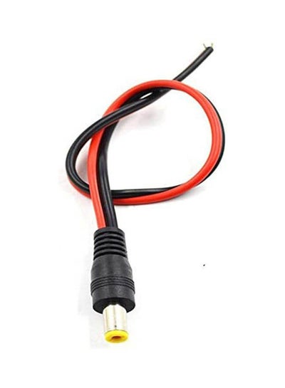 Buy Dc Power Male Connector For Cctv Camera Power Black in Egypt