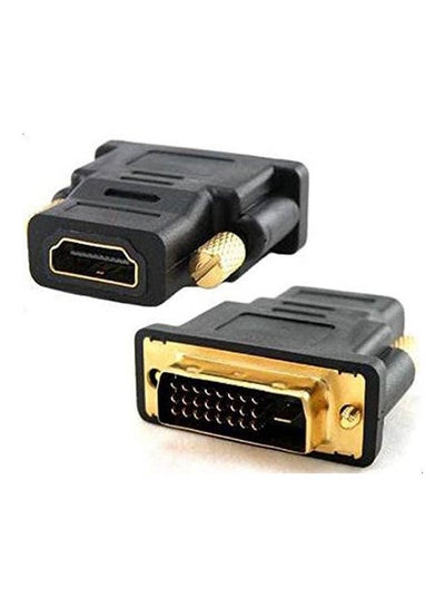 Buy Dvi-D Male To Hdmi Female Adapter Black in Egypt
